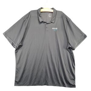 Nike Dri Fit Amazon HOU6 Polo Shirt Men's 4XL Embroidered Logo Employee